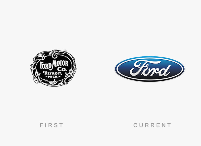 30 Famous Logos Then And Now