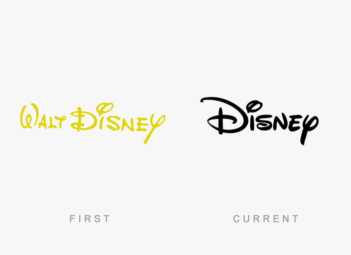 30 Famous Logos Then And Now