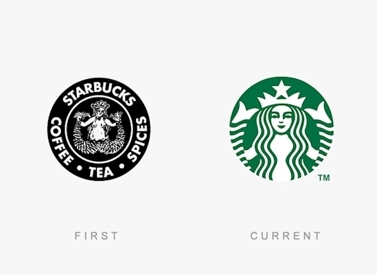 30 Famous Logos Then And Now