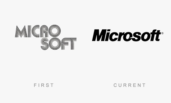 30 Famous Logos Then And Now