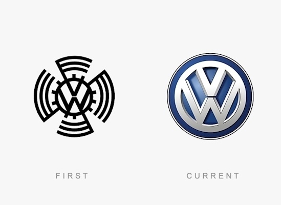 30 Famous Logos Then And Now