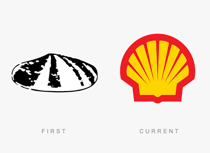 30 Famous Logos Then And Now