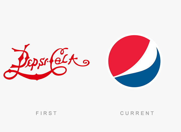 30 Famous Logos Then And Now