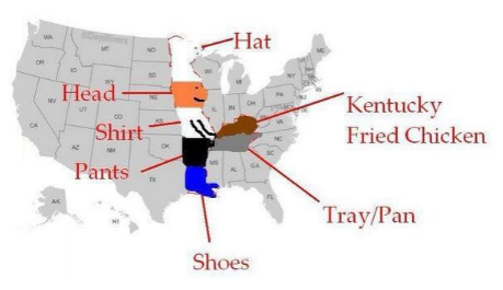 remember where kentucky - Hat Head Shirt Kentucky Fried Chicken Pants TrayPan Shoes