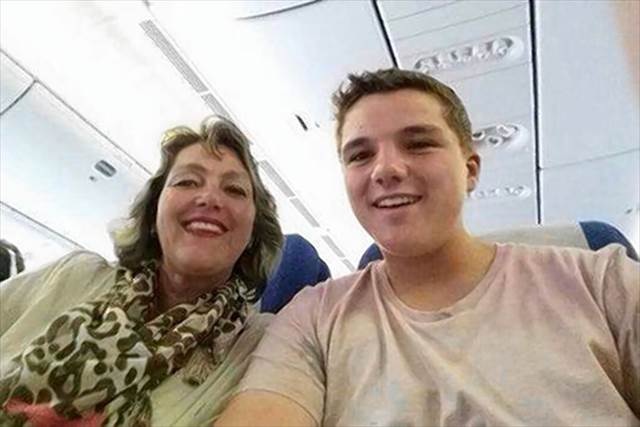 Mom and son took selfie aboard doomed Malaysia Airlines plane before takeoff