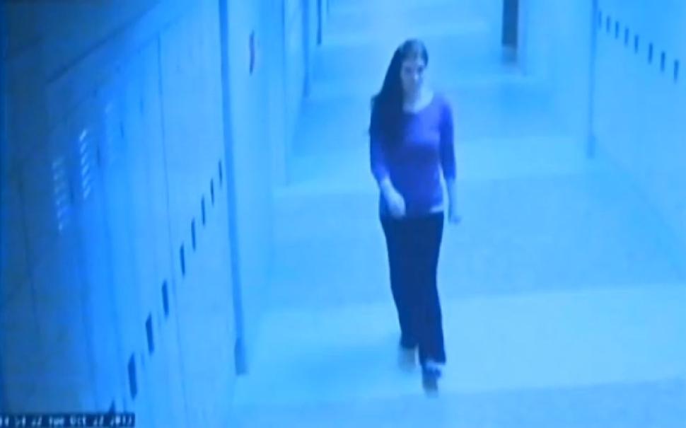 High school teacher Colleen Ritzer moments before her student raped and killed her