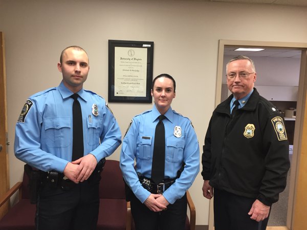 Officer Ashley Guindon of the Prince William Co. P.D. upon her swearing in Friday Feb. 26th. She was shot to death tonight during her first shift, Saturday Feb. 27th.