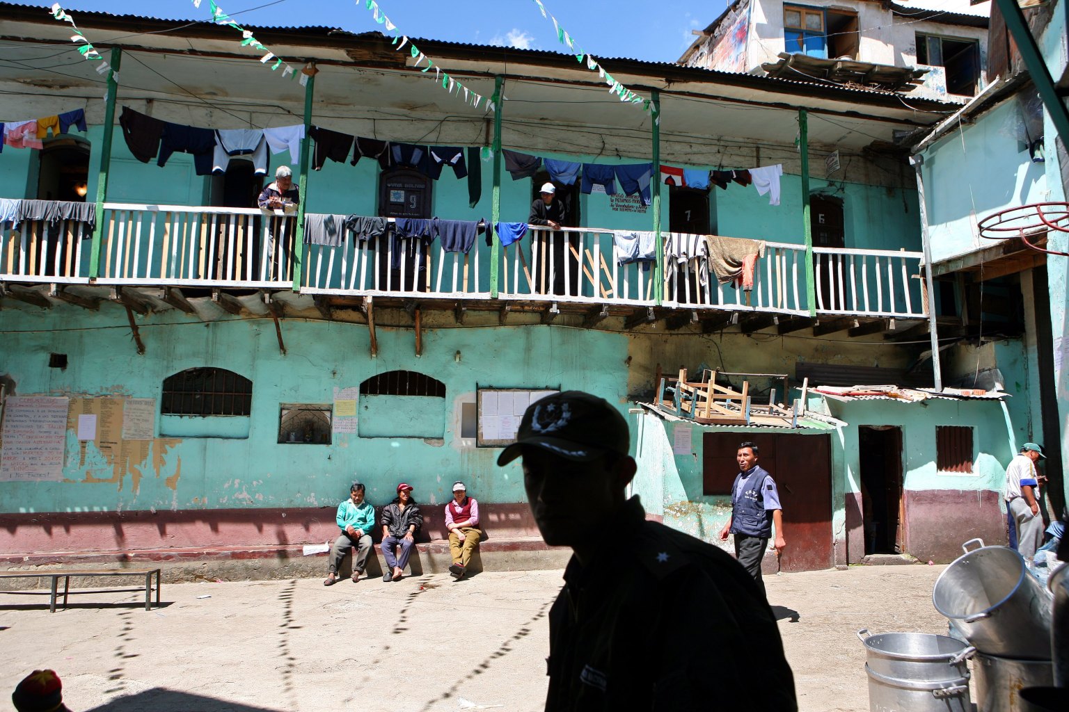 Bolivia’s largest prison has a society within itself and no guards inside the walls. Inmates elect their own leaders, make their own laws, get jobs to pay for their cell’s rent, and can even live with their families.