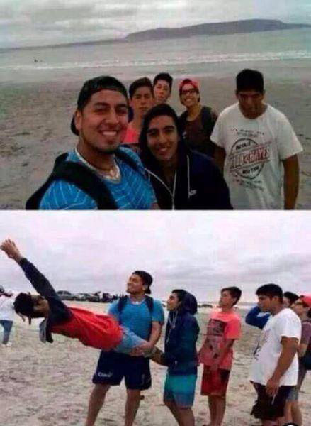 20 People Who Improvised With Their Own Selfie Stick Alternative