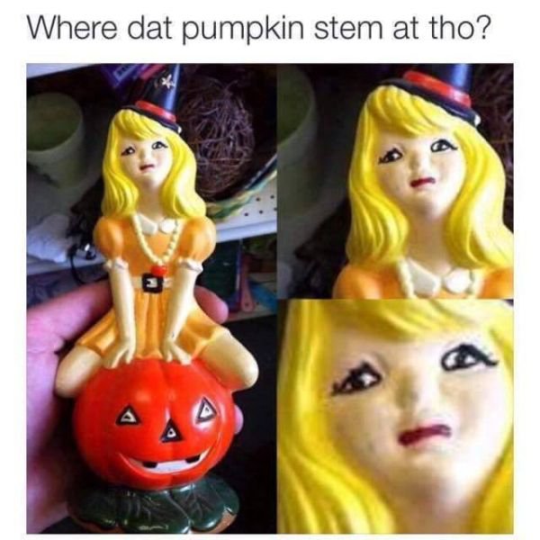 pumpkin stem meme - Where dat pumpkin stem at tho?