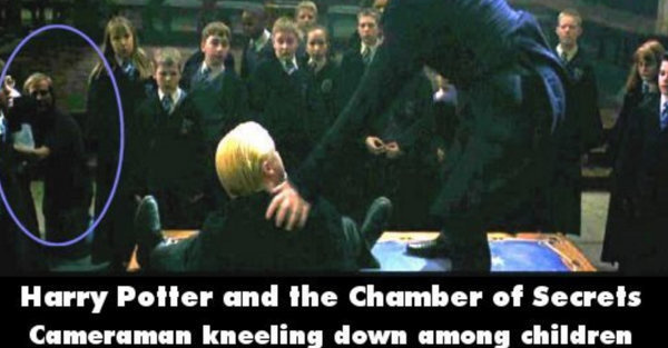 harry potter chamber of secrets cameraman - Harry Potter and the Chamber of Secrets Cameraman kneeling down among children