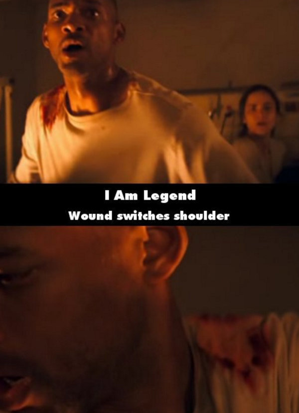 am legend mistakes - I Am Legend Wound switches shoulder