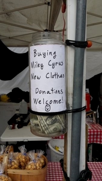 Buying Miley Cyrus New Clothes Donations Welcome!