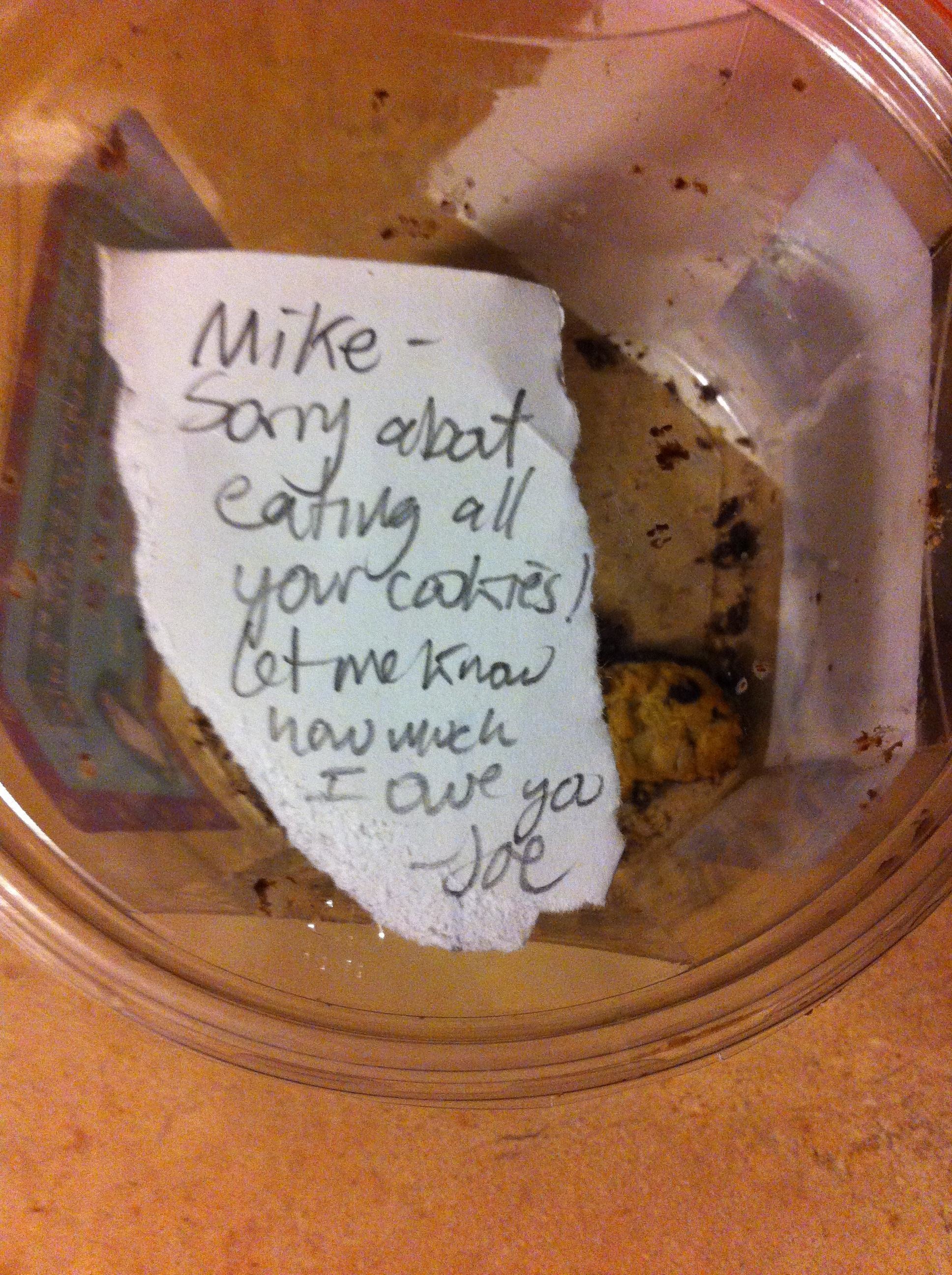 stoner roommates - Mike Sorry abat eating all your cookies Let me know how much zowe you