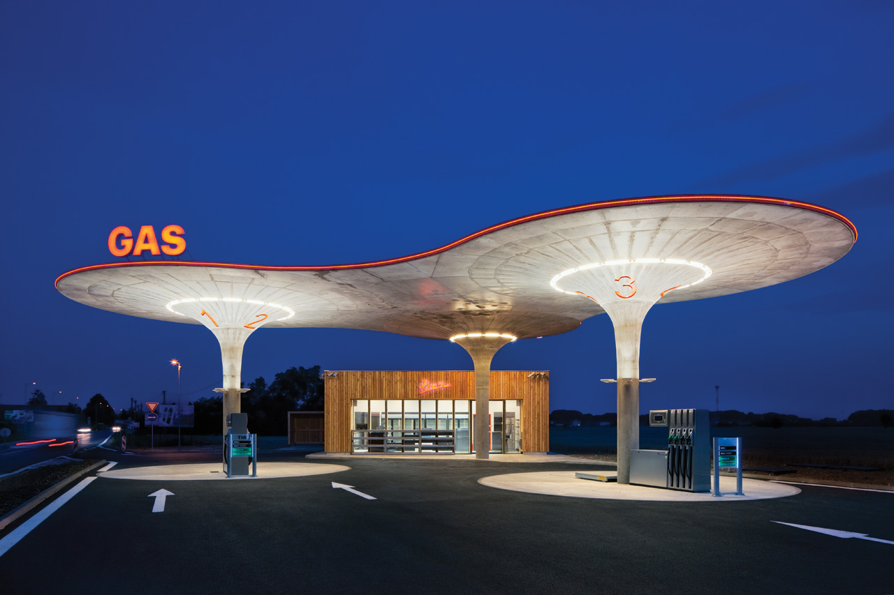 Gas station in Slovakia