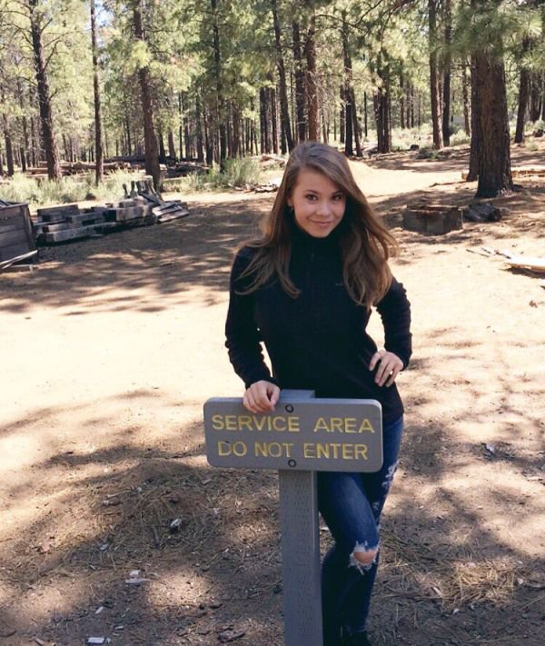 bindi irwin instagram - Service Area Do Not Enter