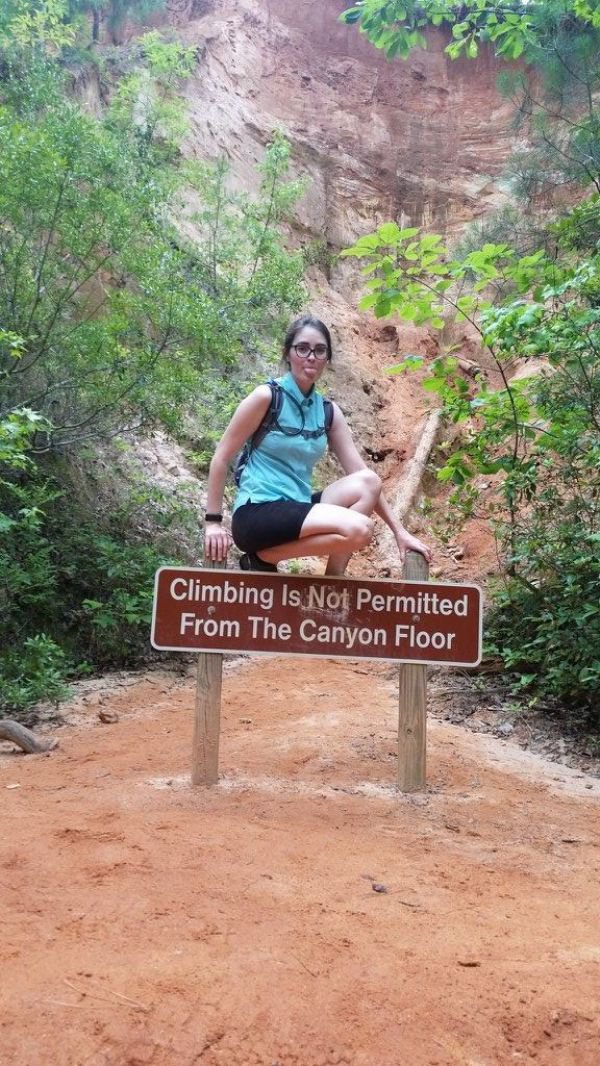 nature - Climbing Is Not Permitted From The Canyon Floor