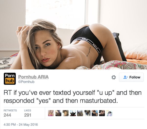20 Zingers By Pornhub's Twitter Account.