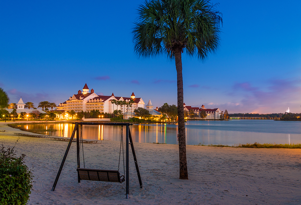 The Disney pond where the boy was snatched up by an alligator