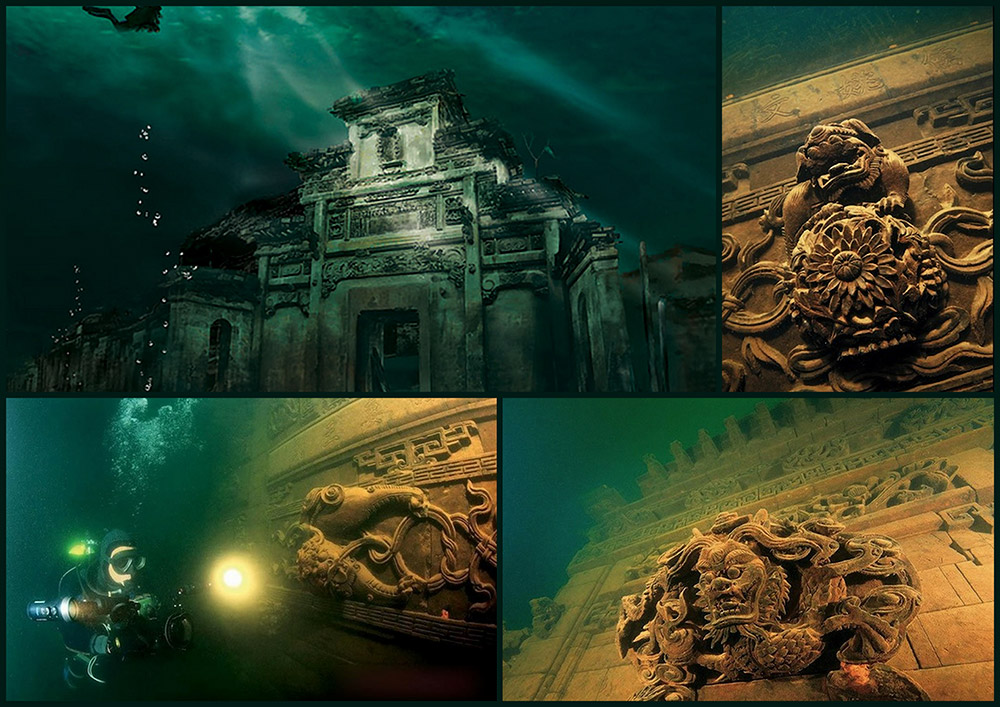 Lost City Shicheng Found Underwater in China