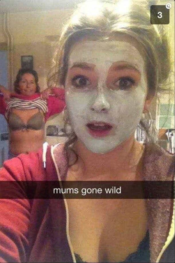 snapchat fail - mums gone wild