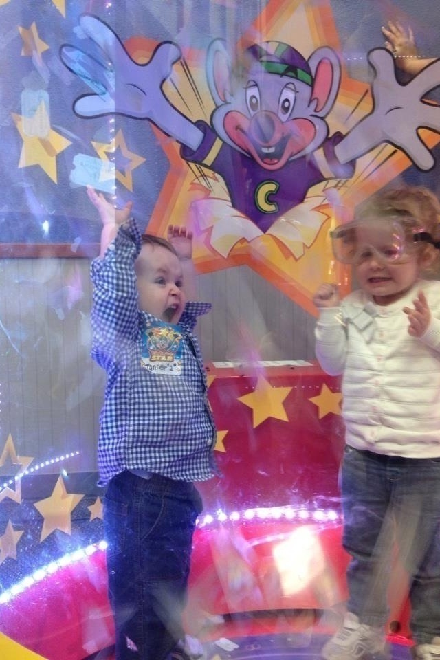 When you're having the time of your life at Chuck E. Cheese.