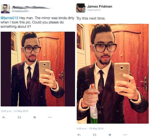 james fridman photoshop - James Fridman Gfjamie013 Hey man. The mirror was kinda dirty Try this next time. when I took this pic. Could you please do something about it? p.m.