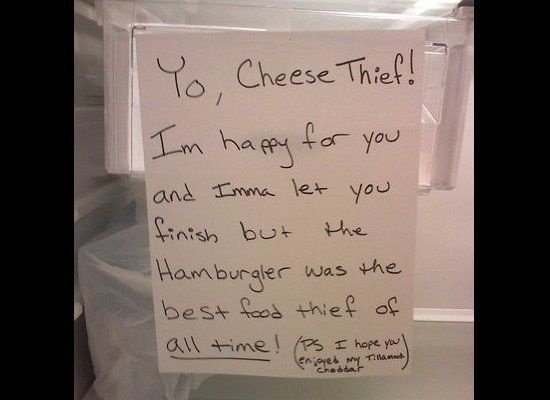 25 Hilarious Notes From People Who Are Sick Of Your S**T