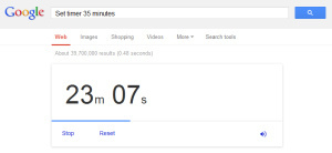 web page - Google Settimer 35 minutes be rages Shopping Videos Search 23m 07