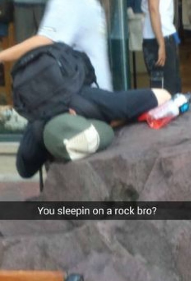 leg - You sleepin on a rock bro?