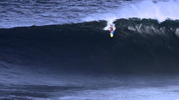 The highest recorded wave ever surfed was said to be as tall as a 10-story building.