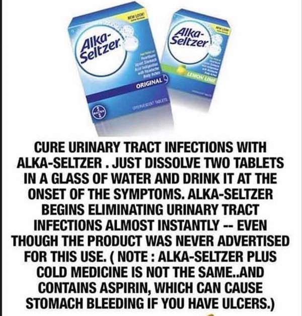 tennis rules - Alka Seltzer Alka Seltzer Original Cure Urinary Tract Infections With AlkaSeltzer.Just Dissolve Two Tablets In A Glass Of Water And Drink It At The Onset Of The Symptoms. AlkaSeltzer Begins Eliminating Urinary Tract Infections Almost Instan