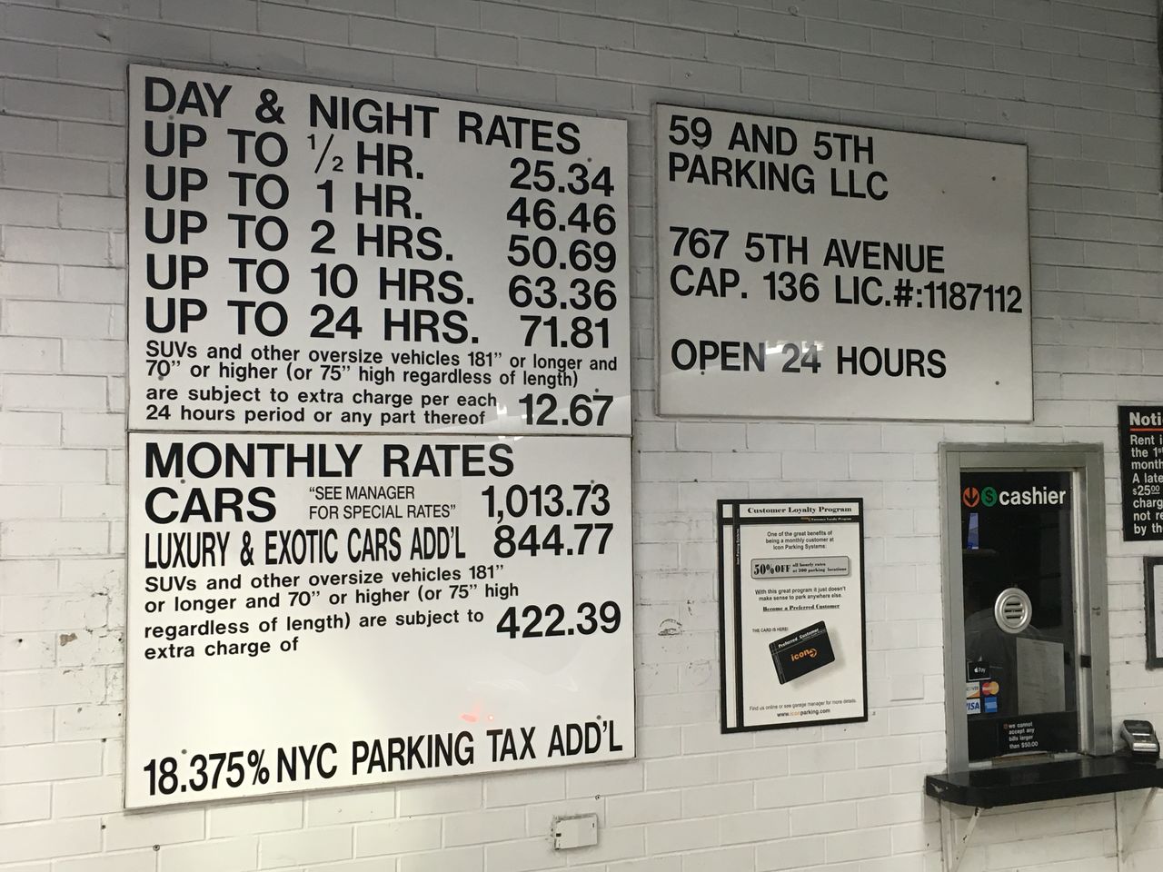 Parking Prices In Manhatten NYC