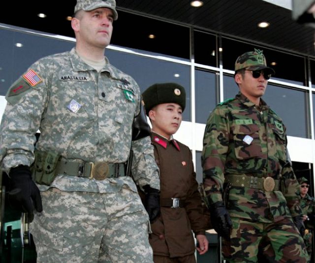 USA, North Korean, South Korean Border Guards @ DMZ