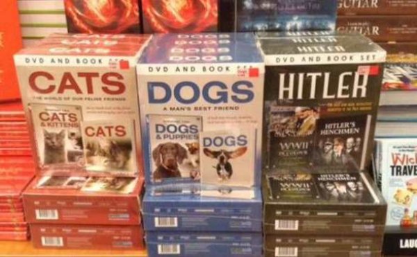 cats dogs hitler - Jutar Tar Ovo And Book Dvd And Bookset Dvd And Book Cats Dogs Hitler Cats Cats Dogs Dogs Enchimen & Puppies Nii Wic! Trave Laug