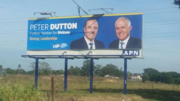 peter dutton billboard - Peter Dutton Federal Member for Dickson Strong Leadership Japn