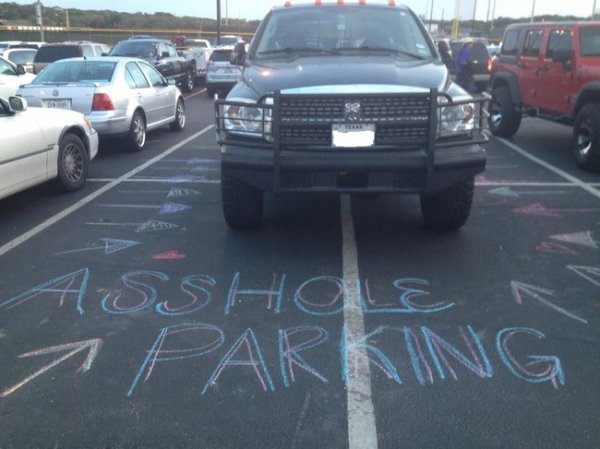 bad parking - Asshole N Parking