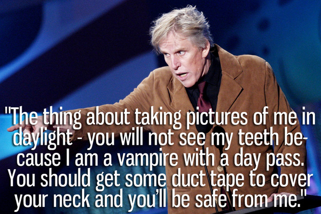 15 Sh*t Gary Busey Said