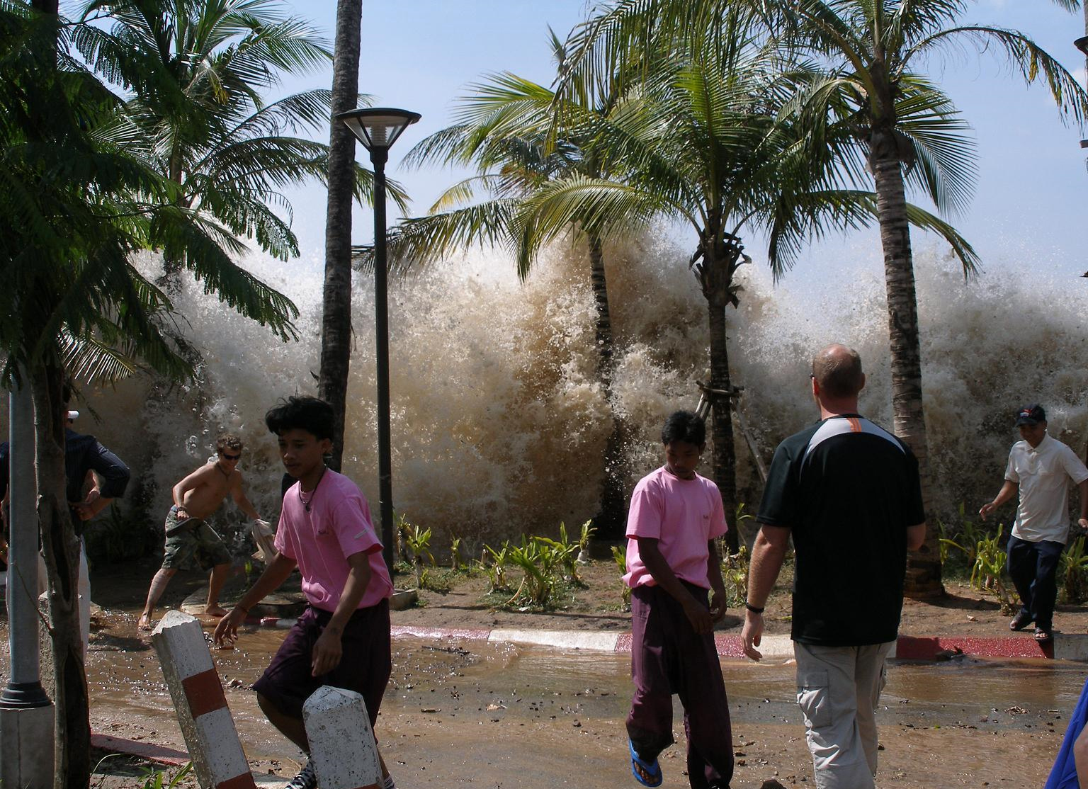 A 10 year old British girl saved nearly a hundred foreign tourists at Maikhao Beach in Thailand by warning beachgoers minutes before the arrival of the 2004 Indian Ocean earthquake tsunami. She learned about tsunamis in school just two weeks prior to the event.

This deadliest tsunami 2004 caused by a 9.0 magnitude earthquake, killing more than 250,000 people in a single day is the most devastating tsunami in modern times, traveled 375 miles (600 km) in a mere 75 min. That’s 300 miles (480 km) per hour, leaving more than 1.7 million homeless affecting 18 countries. Tsunami is an ever-present and real threat for the these islands of the Indian Ocean due to the presence of a tectonic interactive plate. These reviews may help national, regional, and international organizations to prevent such events from occurring again in the future.
The December 2004 earthquake released about enough energy to power the United States for six months, or put another way, it generated the equivalent of a 250-megaton bomb shaking every point of the earth an inch or more. The associated shifts in the ocean floor displaced enough water to fill a tank 1.6 kilometers wide, 1.6 kilometers high and more than 11 kilometers long. The Los Angeles Times reported: “Miles beneath the waters of the Indian Ocean, a massive piece of the Earth’s crust had heaved, buckled and shifted. Along a fracture zone hundreds of miles long, it moved, releasing pent-up energy equivalent to the power of more than 1,000 atomic bombs. The waters above reared up and crashed down, creating a wave that was now racing across the ocean at 500 mph…