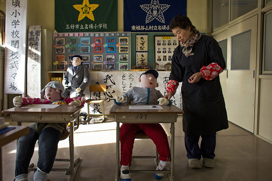 In the village of Nagoro in Japan, life-size dolls outnumber the residents.