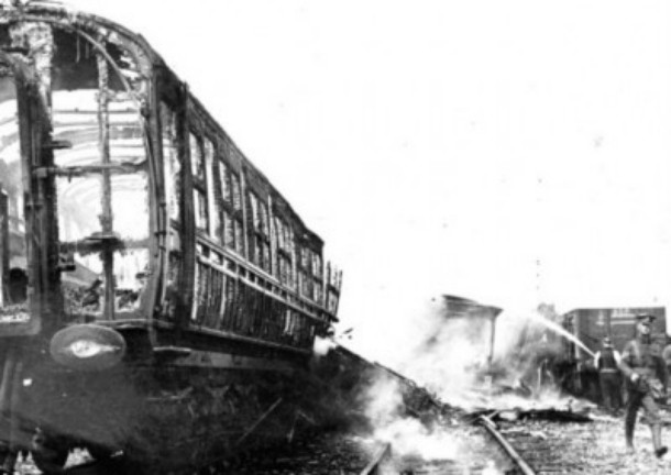 This rail disaster occurred on May 22, 1915, near Gretna Green, Dumfriesshire, Scotland, at Quintinshill. The accident involved five trains, killing about 226 people and injuring 246. It remains the worst rail crash in United Kingdom’s history in terms of death toll.