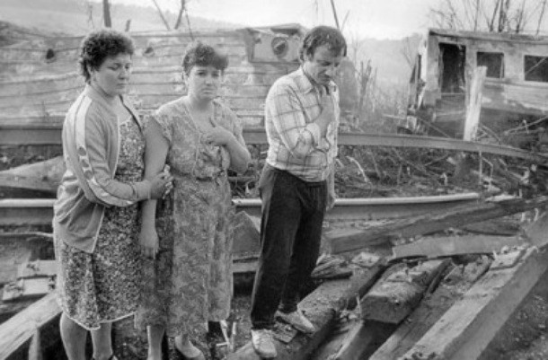The Ufa train disaster was an explosion on the Kuybyshev Railway on June 4, 1989, in the Soviet Union, about thirty-one miles from the city of Ufa. It was the deadliest railway accident in Russian and Soviet history, with 575 confirmed dead.