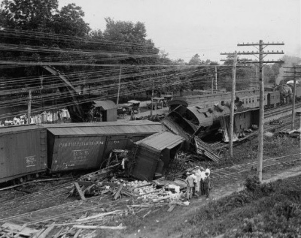 The Ciurea rail disaster occurred on January 13, 1917, at the Ciurea station in Romania, a station with a passing loop on the railway line from Iaşi to Bârlad. Between six hundred and one thousand passengers lost their lives in the derailment and subsequent fire.