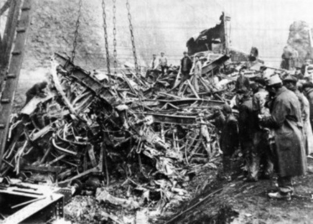 The Saint-Michel-de-Maurienne derailment of December 12, 1917, was a tragedy involving a troop train carrying at least one thousand French soldiers on their way home for leave from the Italian front in World War I. Their train derailed as it descended the Maurienne valley line. More than seven hundred people died.