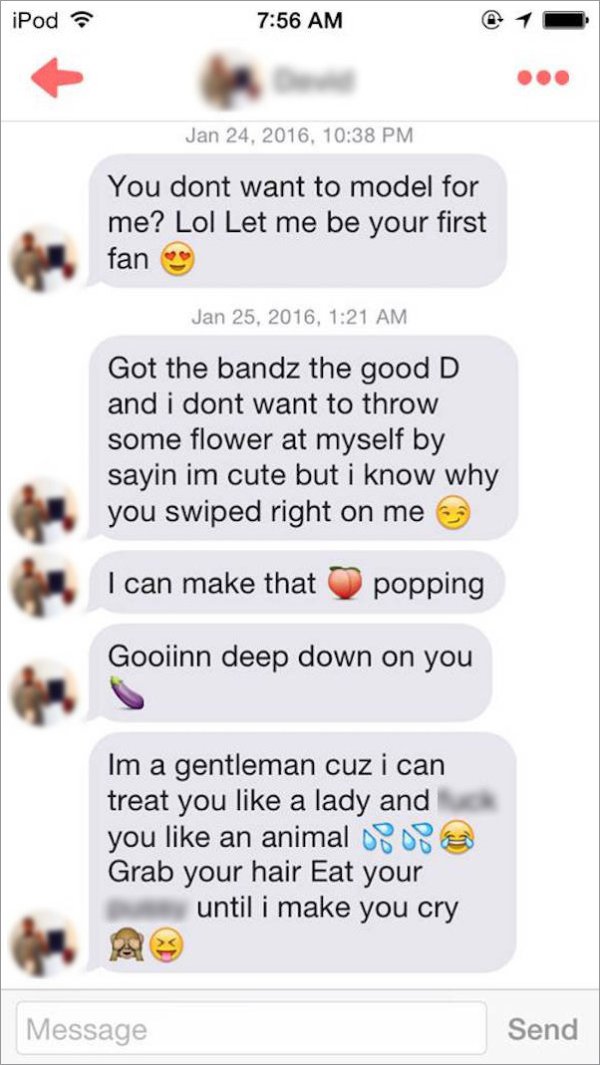 Why does online dating bring out the douchebags?