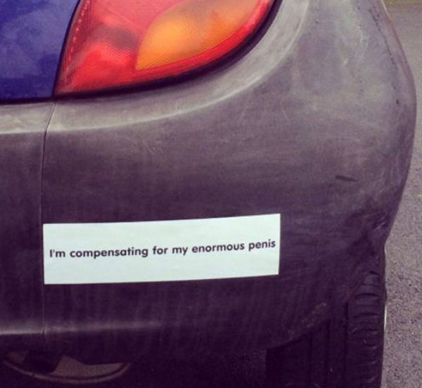 43 funny bumper stickers