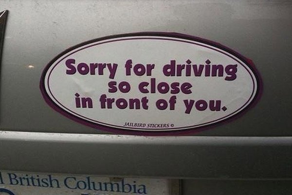 43 funny bumper stickers