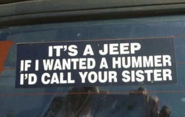 43 funny bumper stickers