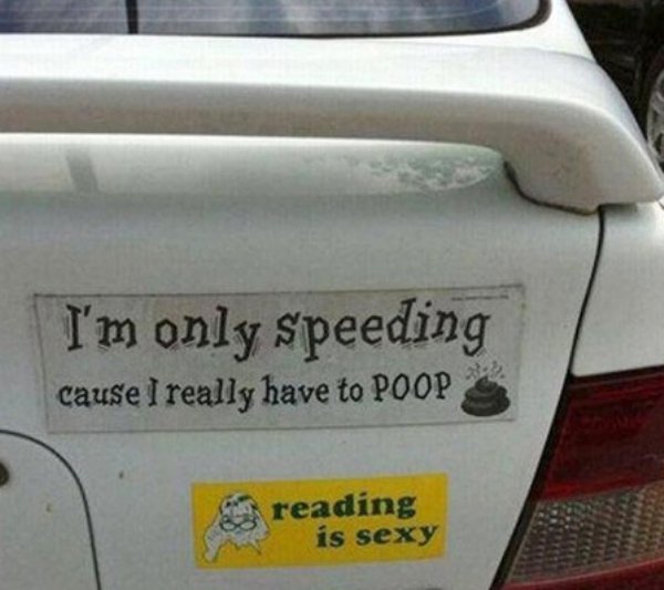 43 funny bumper stickers