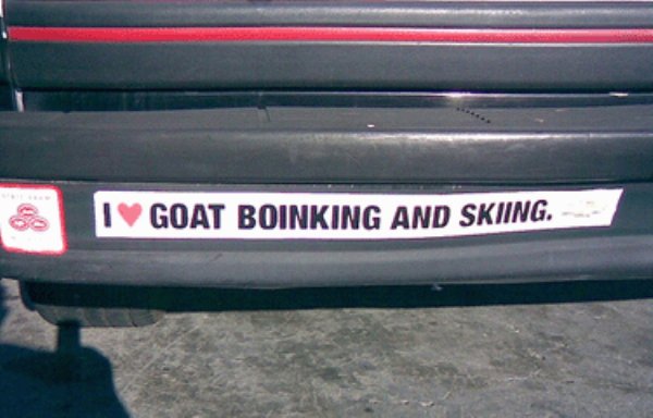 43 funny bumper stickers